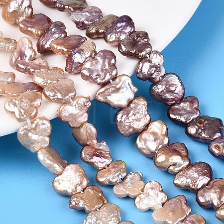 Natural Baroque Keshi Pearl Beads Strands PEAR-N020-P41-02A-1