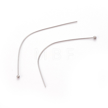 Tarnish Resistant 304 Stainless Steel Ball Head Pins STAS-E452-01P-C-1