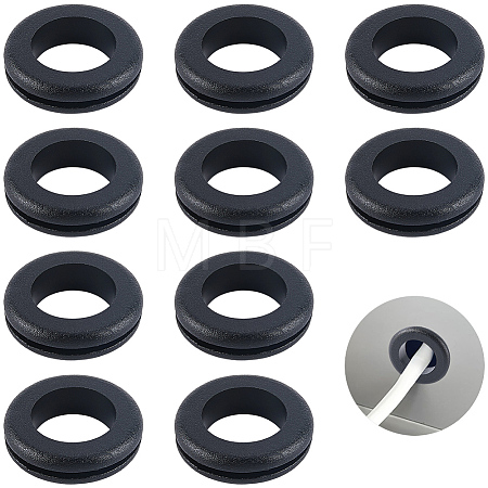 12Pcs Rubber Environmental Protection Two-sided Protective Coil FIND-CN0002-58B-1