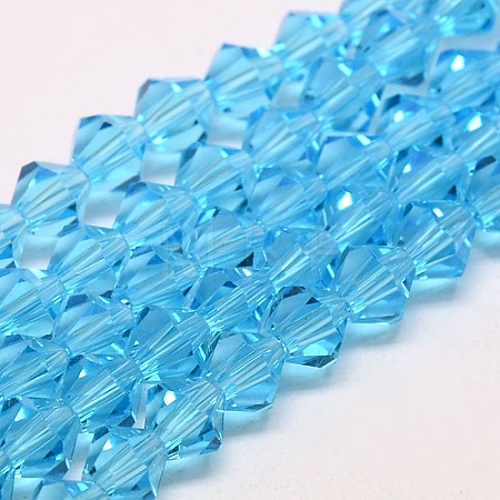 Transparent Glass Beads Strands EGLA-A039-T3mm-D19-1