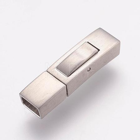 Tarnish Resistant 304 Stainless Steel Bayonet Clasps STAS-K145-16P-1