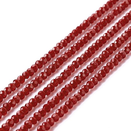 Transparent Glass Beads Strands GLAA-C019-01A-29-1
