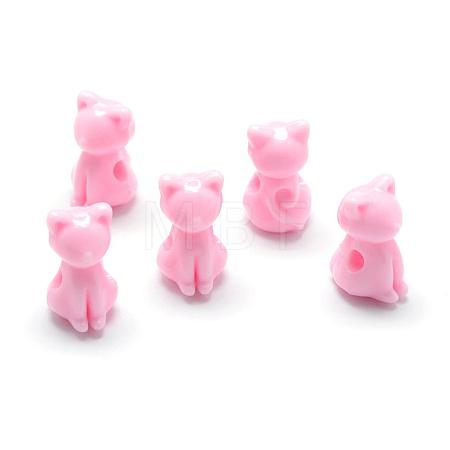 Opaque Acrylic Kitten Beads MACR-S830-02H-1