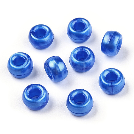 Plastic Pearlized Beads KY-T025-01-D01-1