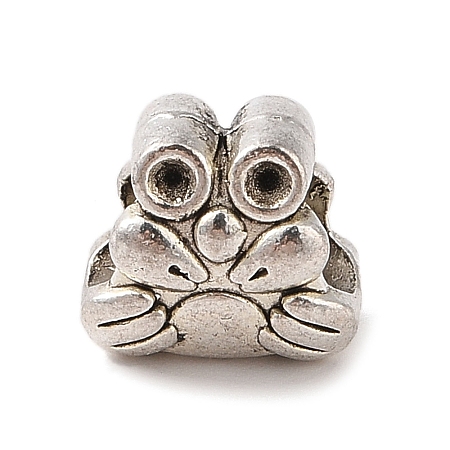Tibetan Style Alloy European Beads TIBE-Q090-63AS-1