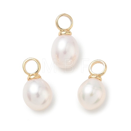 Natural Cultured Freshwater Pearl Pendants PALLOY-JF05620-1