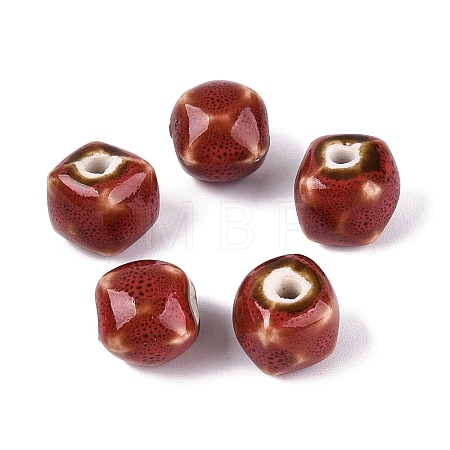 Vintage Handmade Porcelain Beads PORC-N013-18-19-1