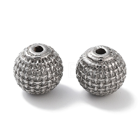 Non-Tarnish 304 Stainless Steel Beads STAS-M057-02P-1