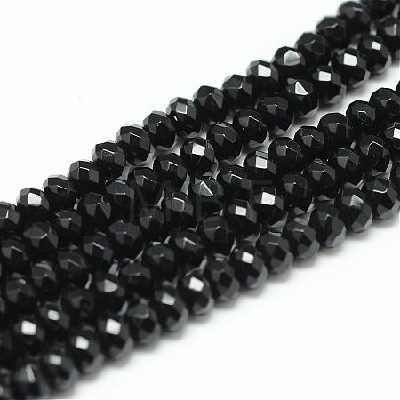 Natural White Jade Bead Strands G-R343-2x4-29-1