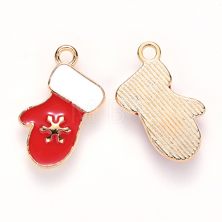 Alloy Enamel Pendants ENAM-S121-017A-1