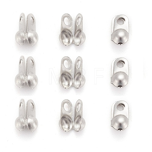 304 Stainless Steel Bead Tips STAS-R063-20-1