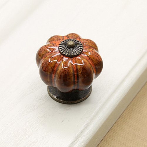 Porcelain Drawer Knob CABI-PW0001-132B-1