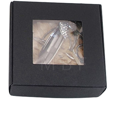 Square Paper Boxes with Clear Window SOAP-PW0001-169D-02-1