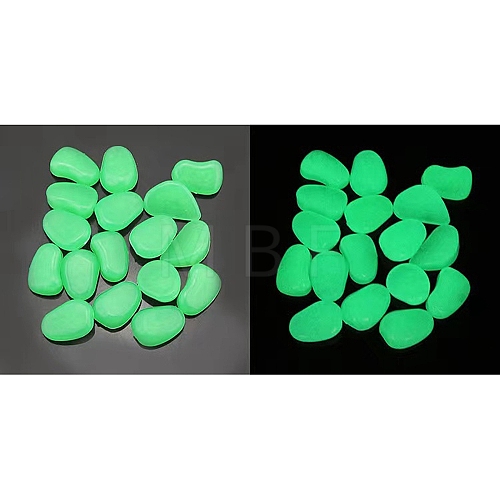 Plastic Imitation Luminous Stone Display Decoration PW-WG21176-07-1