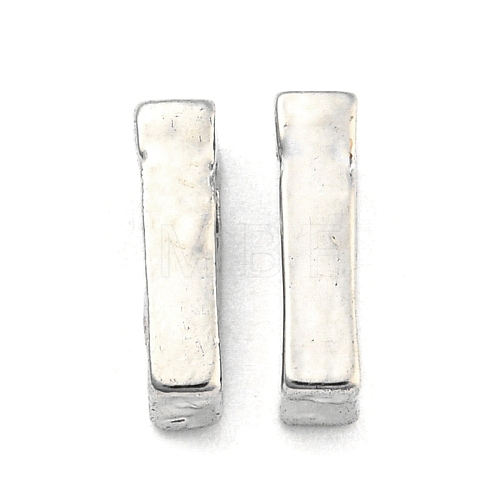 Platinum Plated Alloy Beads PALLOY-CJC0001-64P-I-1