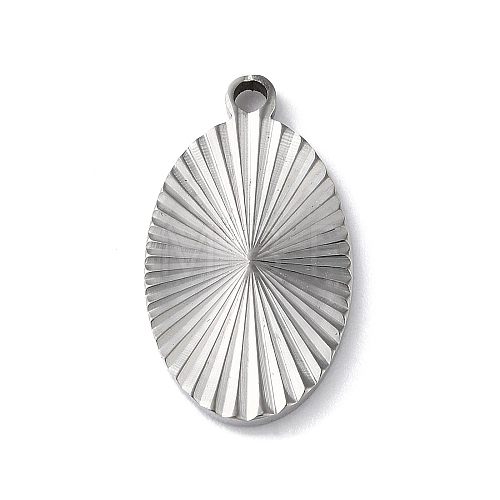 Non-Tarnish 304 Stainless Steel Pendants STAS-D025-05P-02-1