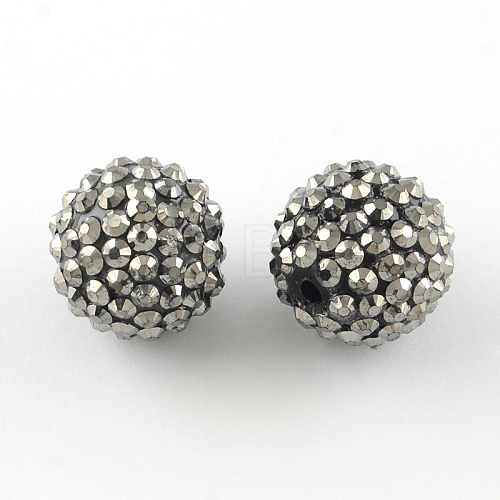 Resin Rhinestone Beads RESI-S315-18x20-02-1