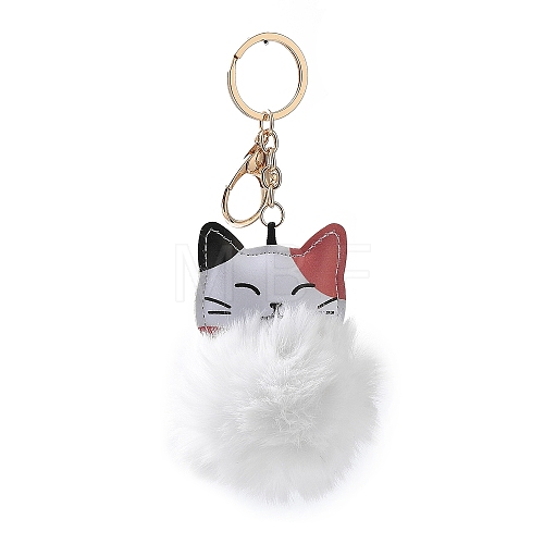 Cute Cat Keychain Plush Pendant for Bags and Wallets ST8043044-1