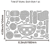 Knit Theme Carbon Steel Cutting Dies Stencils DIY-WH0309-1918-6