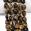 Natural Tiger Eye Beads Strands G-G453-D05-01-1