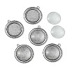DIY Blank Tibetan Style Alloy Pendants Making Kit DIY-FS0005-80C-2