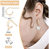 16Pcs Brass Stud Earring Findings KK-BC0008-50-2