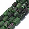 Natural Ruby in Zoisite Beads Strands G-O170-108-1