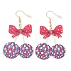 Teachers' Day Acrylic Dangle Earrings EJEW-I325-01G-03-2