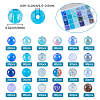 720Pcs 24 Styles Mixed Styles Acrylic Beads DIY-PA0002-14B-2