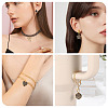 20Pcs 5 Styles Alloy Enamel Rhinestone Pendants ALRI-TA0001-46-8