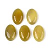 Natural Yellow Agate(Dyed & Heated) Cabochons G-N361-05B-06-1