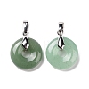 Natural Green Aventurine Pendants G-E059-01P-04-2