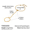 304 Stainless Steel Bowknot Hand Chain Ring Bracelets for Women OJ9238-5