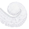 3-Layer Pleated Chiffon Flower Lace Trim OCOR-BC0002-04A-1