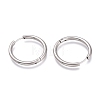201 Stainless Steel Huggie Hoop Earrings EJEW-O095-05-13-2