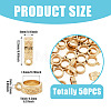 50Pcs Tibetan Style Alloy Tube Bails TIBE-TAD0001-01KCG-3