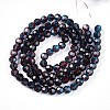 Baking Paint Transparent Glass Beads Strands DGLA-A035-T6mm-A10-3