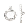 Brass Toggle Clasps KK-CBA42CA-01C-P-4
