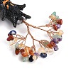 Halloween Theme Natural Mixed Gemstone Chips Tree of Life Decorations DJEW-B013-02A-2