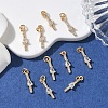 SHEGRACE Brass Micro Pave Cubic Zirconia Pendants XGRQ3D809-512G-4