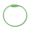 Baking Paint Stainless Steel Cable Wire Keychain AJEW-WH0413-15D-1