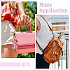 Alloy & Resin Tassel Keychainss AJEW-TADJ0001-20G-10-6