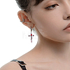 24Pcs 12 Styles Gothic Alloy Rhinestone/Acrylic/Enamel Pendants Sets FIND-SC0023-29-5