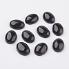 Natural Obsidian Flat Back Cabochons G-G741-22x30mm-20-1