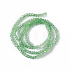 Electroplate Glass Beads Strands EGLA-R048-2mm-10-3