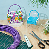 Plastic Rattan Wicker Strips DIY-WH0816-132A-4