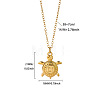 Summer Beach 304 Stainless Steel Pendant Necklaces WG63A68-06-1