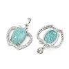 Teachers' Day Natural Amazonite Pendants G-A315-08P-2