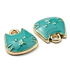 Golden Plated Alloy Charms ENAM-L042-01G-03-3