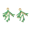 304 Stainless Steel Enamel Pendants STAS-Q119-12G-03-1